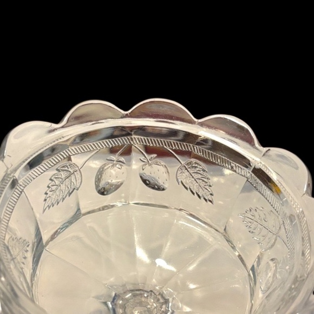 Vintage Elegant Crystal Glass Candy Dish or Compote - Picture 11 of 14